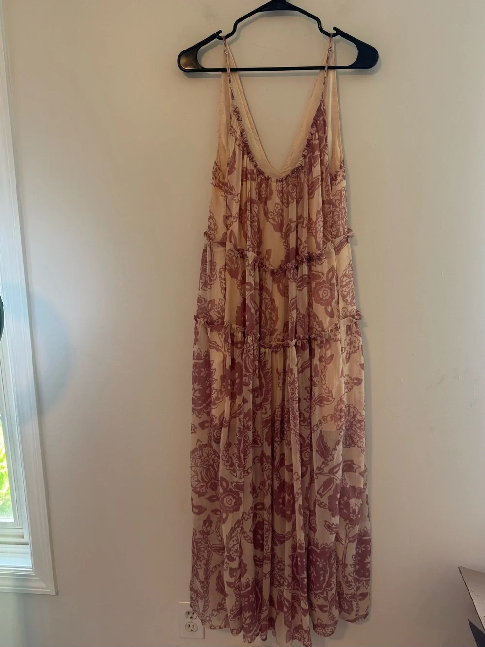 FREE PEOPLE Floral JULIANNA Maxi Dress small